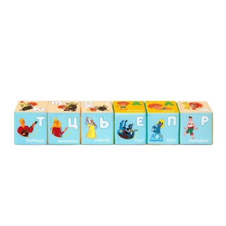 Set of soft cubes "Cartoons", 8*8 cm 944-8