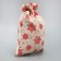 Bag Gift canvas “I give all my heart”, snowflakes, canvas, 16 x 24 cm +/- 1.5 cm, New Year