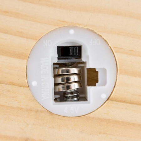 Non-chick "Pion Small" LED from 3xlr1130 batteries pink-beige 9.5x9.5x16.5 cm Risalux 736365-8