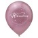 Shar Latex 12 "" With an anniversary! Chrome ", metal, set of 50 pcs., Mix