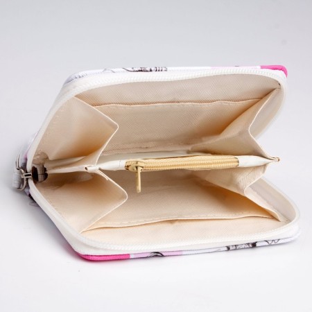 Wallet, 2 parts with lightning, white color-2