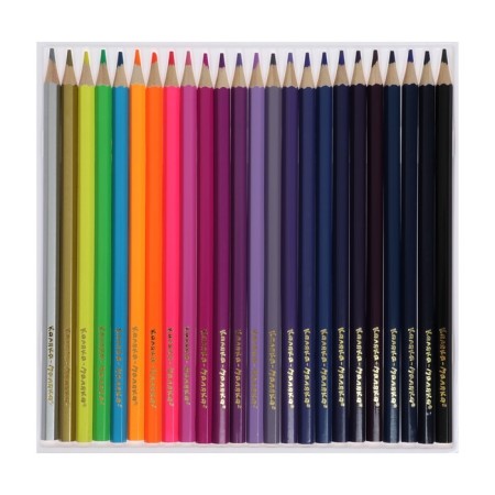 Pencils 72 Tsv Kalyak-Malyak, hexigrane. borders. kart. UP. KKM72-3