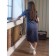 Women's dress Resource stat, size 54, gray color