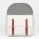 An animal-carp backpack 39 x 40 x 25 cm, white