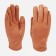 Gloves are male, dimensionless, without insulation, brown color