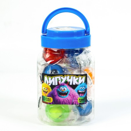 Velcro "eyes", the color of mix, in a jar-4