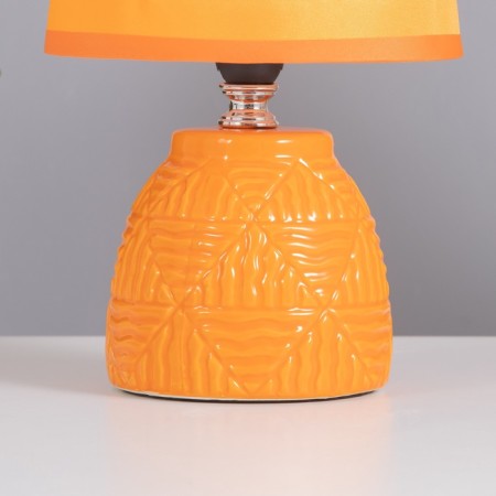 Table lamp "David" 1x40W E14 orange 14.5x14.5x24cm-6