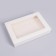 Box fold, pencil case, with a window, white, 30 x 20 x 5 cm