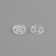 The buttons are sewing, d = 7 mm, 10 pcs, the color is transparent