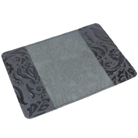 Cover for passport, black color-1