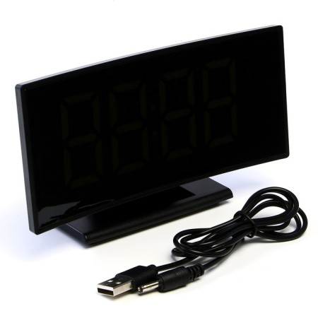 Electronic desktop watches, thermometer, calendar, USB, 17 x 9.5 cm, 3AAA-4