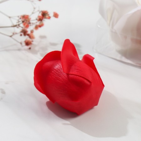 Lapal petals "Red and white roses" set 9 pcs 4.5x12.6x12.6 cm-3