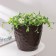 Pot with the pallet "pebbles", 8 l, chocolate color