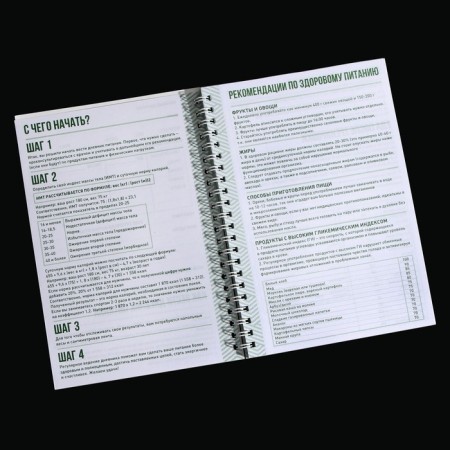 Diary of training on the spring "Proper Nutrition", A5-4