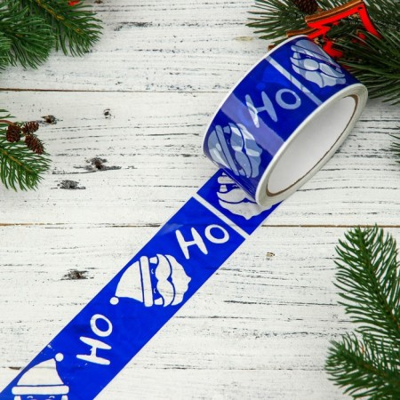 New Year's adhesive tape with the Santaclausno 2 logo, 48 x 45 m, 45 μm