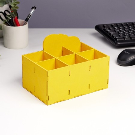 Organizer for storing little things "This is love!" 6 departments, 18.7x12.5x12.5 cm-2