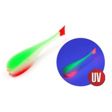 Yaman foam fish with silicone insert, 90 mm, 23 UV color, 5 pcs.