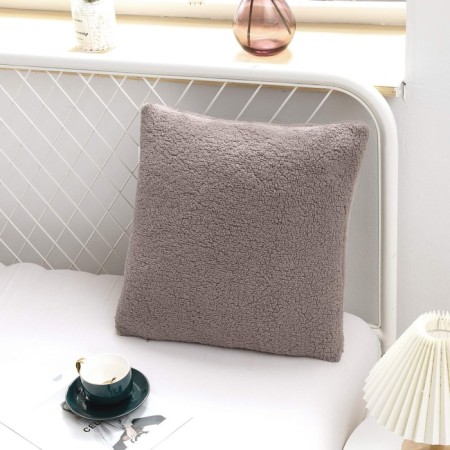 Pillowcase "aurelia", size 45x45 cm, mokko color