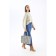 Luggage bag, long belt, gray color
