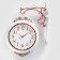 Watching double-sided watches, on a suspension, smooth move, 36 x 32 cm, d-27 cm, dial 19 cm