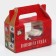 Box for cupcakes "Retro Post", 16 x 10 x 8 cm, new year