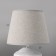 Table lamp with lampshade Risalux "Nebraska", 1 × 40 W, E27, Gray, 20 × 20 × 32 cm