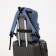 School backpack from lightning textiles, Fulldorn, external pocket, blue color