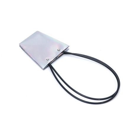 Bag for flowers "holographic", moisture -resistant, 12 x 12 - 8 x 8 - 12.5 cm-3