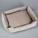 Lynchy-divan with a bilateral pillow, 53 x 42 x 11 cm, mix of flowers