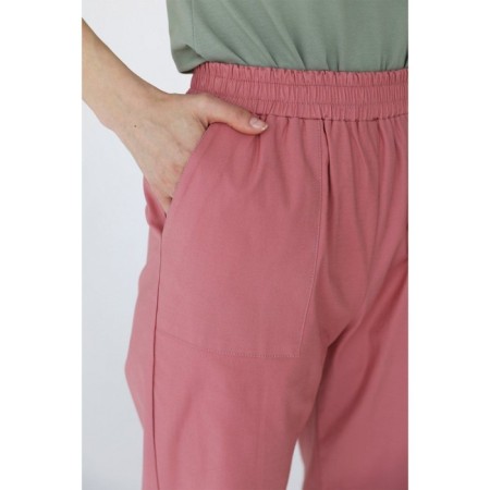 Cotton pants with elastic bands, size 42-6