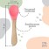 A spoon for nursery for feeding crumb I (silicone, bamboo), pink color