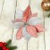 Decor "Winter Flower" 15.5x12 cm, cream