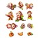 Puzzle liner "Monkey with kids", 14 details