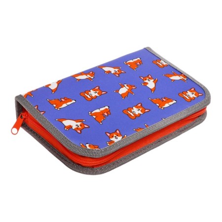 Penal 1 section 140 x 210 x 40 mm, folding pocket and cosmetic bag, fabric, calligrata topontent "Siba"-1