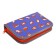 Penal 1 section 140 x 210 x 40 mm, folding pocket and cosmetic bag, fabric, calligrata topontent "Siba"