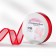 Decorative tape, nylon/satin, 20 mm, 18 ± 1 m, red color