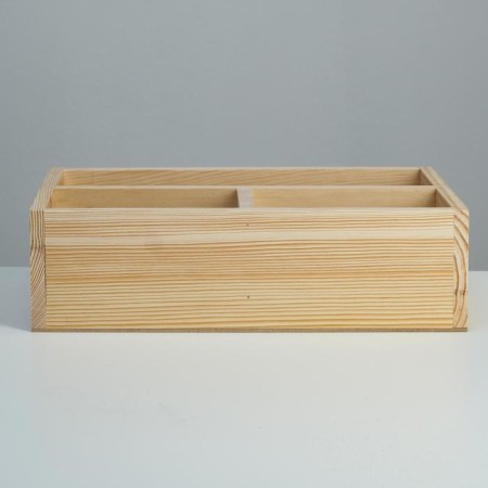 Wooden box 34.5 × 20.5 × 10 cm Gift dresser, natural-1