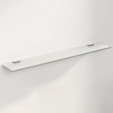 Glass Domino shelf, 12x75 cm, matte