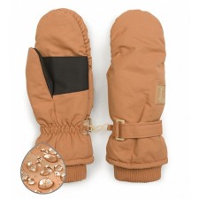Children's mittens, size 15-16, ocher color