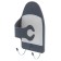 Holder for the iron, the color is wet asphalt