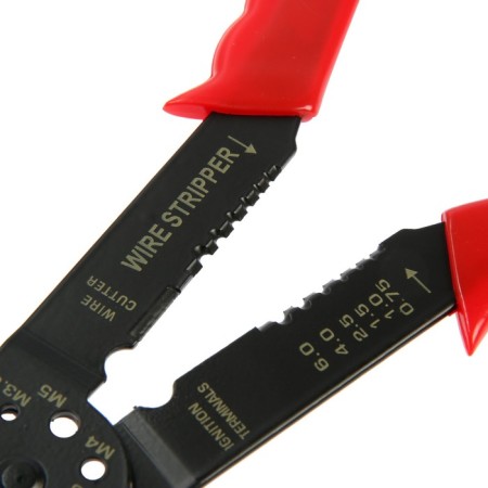 Stripper scrap, 210 mm, for cleaning wires 0.75-6 mm and squeezing terminals 1.5-6 mm-3