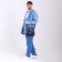 Male bag, black color