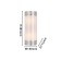 Wall lamp EXortivus 180 mm, 115 mm, E14 80W
