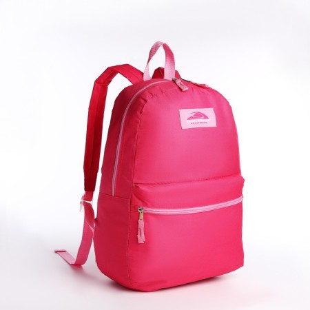 Bades on lightning, external pocket, fuchsia color-2