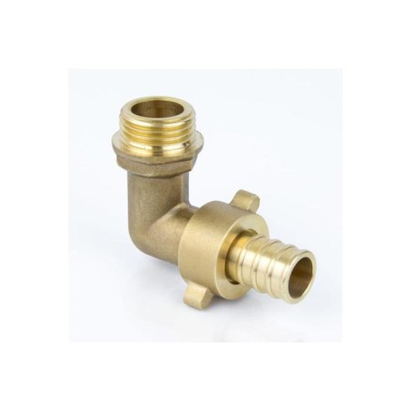 Adapter Aquasfera 9106-04, d = 20 mm x 3/4 ", corner, with a fitting, external thread, brass-7