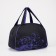Sports bag with lightning, black/purple color