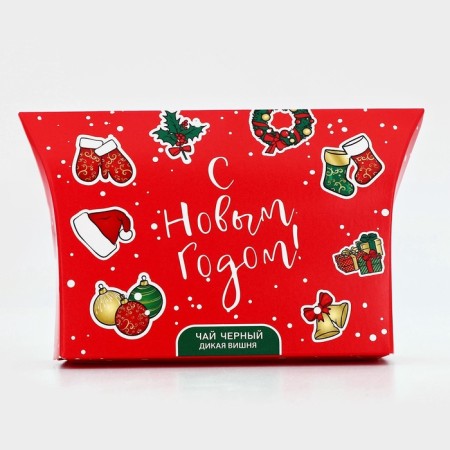 Black tea "Happy New Year", with the taste of wild cherries, 20 g-2