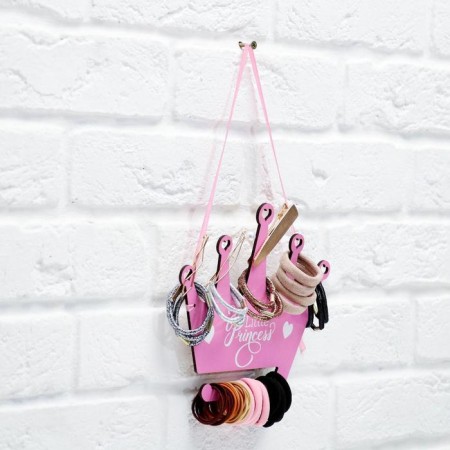 Organizer for elastic bands wall "Princess", 17.9 x 21.4 cm-1