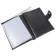 Cover for auto documents and button, department for passport, bills, black color
