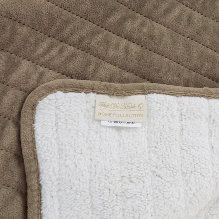 Liberty blanket, size 220x240 cm, chocolate color-6
